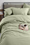 Arrow 100% Organic Washed Cotton Double Duvet Cover Set - 2