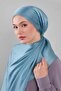Brilliant Shawl in Moss Green with Stone Stripes on the Sides