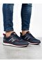 Men's Navy Blue Orthopedic Sole Casual Sneaker Walking Shoes - 3