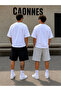 2-Pack Ny Printed Shorts for Men (Black-Grey) Summer Shorts Comfortable and Anti-Sweat - 2