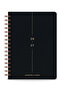 2026-2027 A5 Spiral Linen Academic Agenda Black - 8