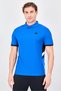 Men Sportswear Fit Short Sleeve Outdoor Polo Shirt, Blue