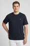 Men Crew Neck Brand Logo Short Sleeve T-Shirt, Marine Navy