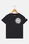 Kids Boy Graphic Print Short Sleeve Outdoor T-Shirt, Black - 2