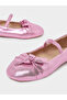 Girls Metallic Bow Ballerinas - 3