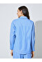 Light Blue Striped Long Sleeve Shirt - 4