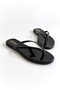 Costa Black Flat Sole Flip-Flop Women's Slippers - 2