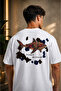 Design Fish Printed Premium Oversize Cotton T-Shirt - 2