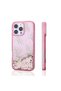iPhone 14 Pro Max Case Butterfly Pattern Glittery Liquid Camera Raised Silicone Omsy - 2