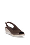 2503 Brown Genuine Leather Women's Sandals - 3