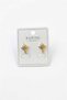 Glb-Stl41414 North Star Earrings - Gold