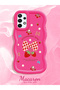 Samsung Galaxy A73 Compatible Case Camera Protector Red Silicone Couple Phone Case Strawberry Pattern - 2