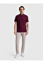 Burgundy Slim Fit T-Shirt 50328357-Vr014 - 4
