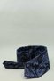 Navy Blue Shawl Pattern Italian Silk Tie Ik2530 - 5