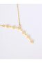 Elegant Y Necklace with Gold Color Star Detail - 4