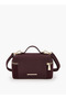 Solid Crossbody Bag with Detachable Strap - 5
