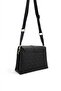 Black - Black Monogram Women's Crossbody Bag Sp1287 - 3