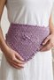 Women's Mesh Lace-Look Multi-Purpose Bandana Summer Beach Compatible Perforated Knitwear Hair Bandana and Waist Accessory - 4