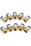 1/2PT Thread 10mm Tube Pneumatic Straight Quick Fitting Connector - Pack of 24 - 3