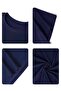Boy's Palm Trees and New York Printed 3-Piece T-Shirt (Navy Blue-White-Black) - 4