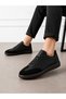 Black Unisex Women's Men's Striped Comfortable Sole Casual Sneaker Sports Shoes Sm03 - 2