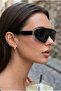 Bianca Sole Ultra Light Unisex Black Sunglasses with Uv400 Filter - 2