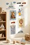Sailor and Car Themed Children's Room Poster Wall Sticker Set |   Self-Adhesive Decorative Post - 2