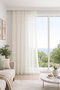 Krep Yellow Special Size Tulle Curtain 140X270 Without Pleats