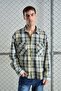 Yikamali Plaid Beige Shirt - 3