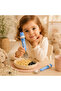 Premium Children's Fork and Spoon Set with Cute Figures |   Set with Stainless Steel Tips and Silicone Handles - 2