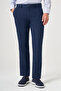 Navy Blue Side Pocket Comfort Fit Cotton Chino Trousers 1003260211 - 3