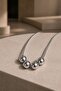Figured Anti-Tarnish Steel Adjustable Chain Luxury Necklace - 2