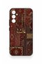 Samsung A34 Compatible Vintage Carpet Patterned Silicone Case - 2