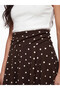 Rmz Gi̇yi̇m Farkiyla Polka Dot Asymmetrical Mini Skirt - 3