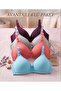 4-Piece Economical Cotton Girls' Training Bras with Removable Straps and Without Underwire