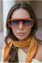 Bianca Sole Ultra Light Unisex Orange Sunglasses with Uv400 Filter - 2