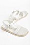 Women's Sandals White Shoes Tulle Upper Poly Sole