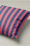 Navy Blue Fuchsia Vertical Striped Throw Pillow Cover 148 – Electric Stripe Design 45X45 cm - 3
