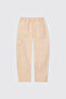 Boy's Beige Trousers with Elastic Waist - 2