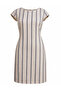 Italian Striped Linen Dress