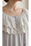 Night Gown with Lace detailing - 3