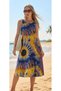 Summer Thick Strap Viscose Women's Dress