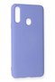 Aconcept Galaxy A20S Case Nano Inside Velvet Silicone (30407) - Lilac - 3