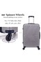 4-Piece ABS Hard Shell Luggage Set, 20/24/28/32-Inch, TSA-Approved Lock, 360° Spinner Wheels, 3-Level Adjustable Handle, Unisex Suitcases for Business Travel, Students and Family Trips - 6