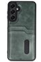 Aconcept Galaxy A56 Case Sara Leather Case with Business Card Holder - (115317) Dark Green
