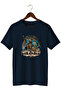 Unisex T-Shirt with Large Seljuk Warrior and Double-Headed Eagle Print – Turkish Historical Design