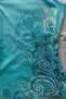 Turquoise Flower Motif Y2K Strappy Crop Body Blouse - 2
