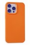 Aconcept iPhone 15 Pro Max Case Nano Velvet Silicone (182333) - Orange