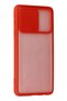 Concepta Newface Galaxy A01 Core Case Palm Frosted Camera Sliding Silicone (233212) - Red - 3