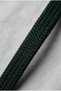 Dark Green Bottle Green Flat Knitted Shoelaces - 2